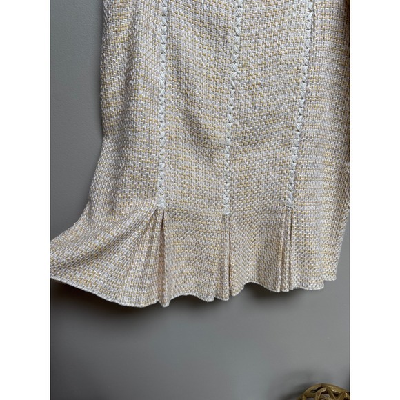 Kay Unger NY Women Tweed Skirt Suit Set 16 Church Wedding Old Money Quiet Luxury - Picture 3 of 16